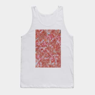 Floral peach pattern Tank Top